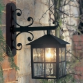 Elstead BL19-BLACK - Utomhus vägglampa  WINCHESTER 1xE27/100W/230V IP43