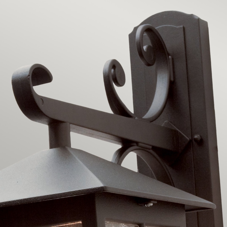 Elstead BL19-BLACK - Utomhus vägglampa  WINCHESTER 1xE27/100W/230V IP43