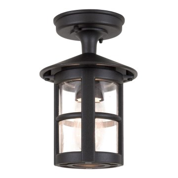 Elstead BL21A-BLACK - Utomhus  fastsatt takkrona  HEREFORD 1xE27/100W/230V IP43