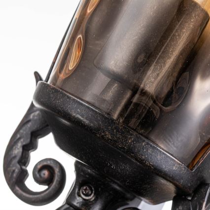 Elstead - Utomhusväggarmatur BALTIMORE 1xE27/60W/230V IP44, brons