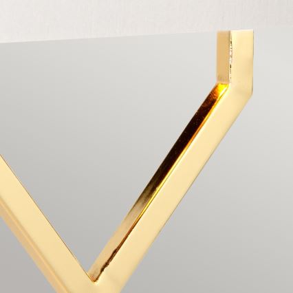 Elstead - Bordslampa CROSS 1xE27/60W/230V guld/vit