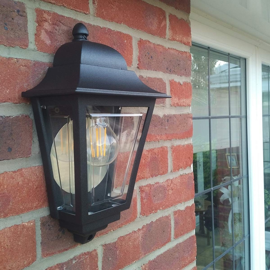 Elstead - Utomhus vägglampa DECO LANE 1xE27/60W/230V IP44 svart