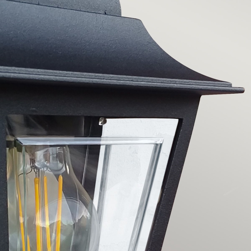 Elstead - Utomhus vägglampa DECO LANE 1xE27/60W/230V IP44 svart