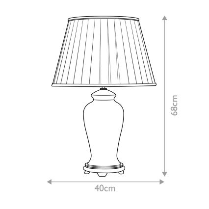 Elstead - Bordslampa DATAI 1xE27/60W/230V