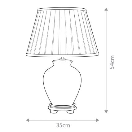 Elstead - Bordslampa LINYI 1xE27/60W/230V