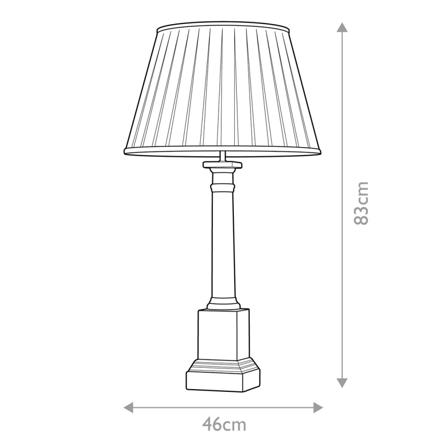 Elstead - Bordslampa LOUVIERS 1xE27/60W/230V