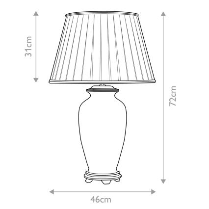 Elstead - Bordslampa PING 1xE27/60W/230V