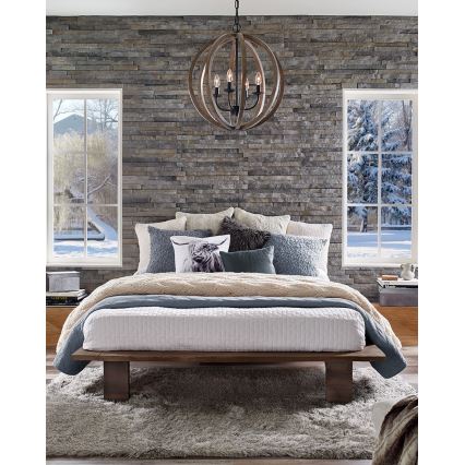 Elstead FE-ALLIER-4P-WW - Takkrona på en kedja  ALLIER 4xE14/60W/230V ek