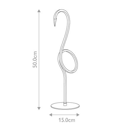 Elstead - LED bordslampa FLAMINGO LED/6W/230V 3000K rosa