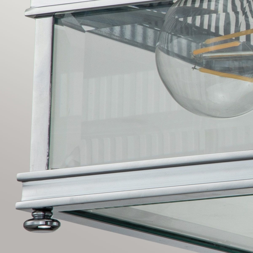 Elstead - Utomhustaklampa HOLBORN 2xE27/60W/230V IP44, polerad krom