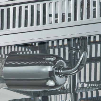 Elstead - Utomhustaklampa HOLBORN 2xE27/60W/230V IP44, polerad krom