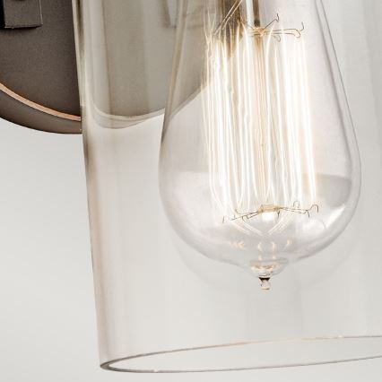 Elstead KL-BRINLEY1-OZ - Vägglampa  BRINLEY 1xE27/60W/230V antracit 