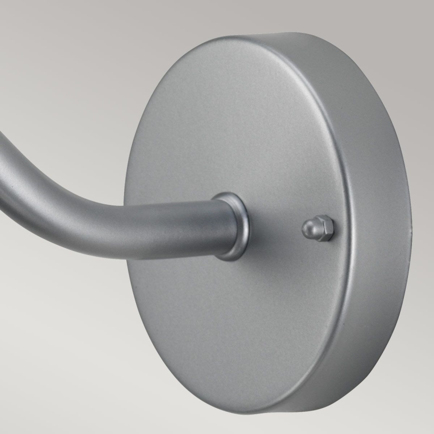 Elstead - Utomhusväggarmatur KLAMPENBORG 1xE27/60W/230V IP44 matt krom