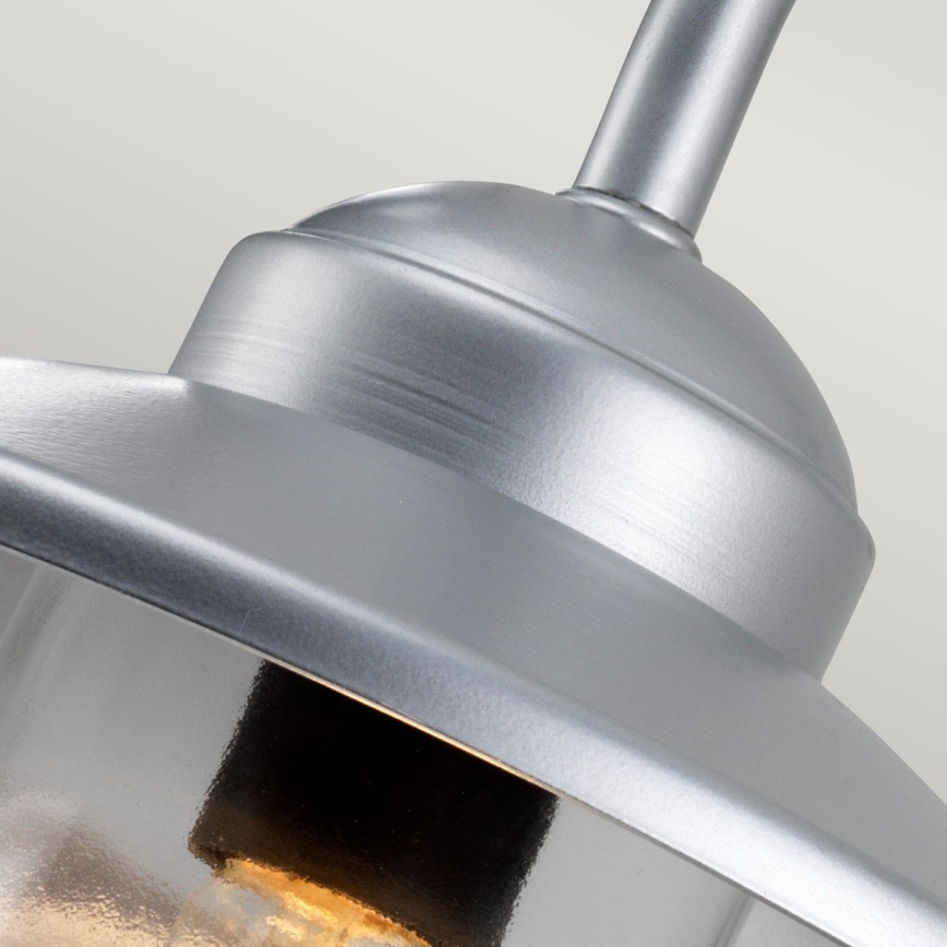 Elstead - Utomhusväggarmatur KLAMPENBORG 1xE27/60W/230V IP44 matt krom