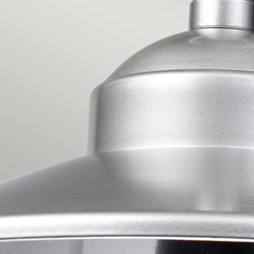 Elstead - Utomhuskrona med kedja KLAMPENBORG 1xE27/60W/230V IP44 matt krom