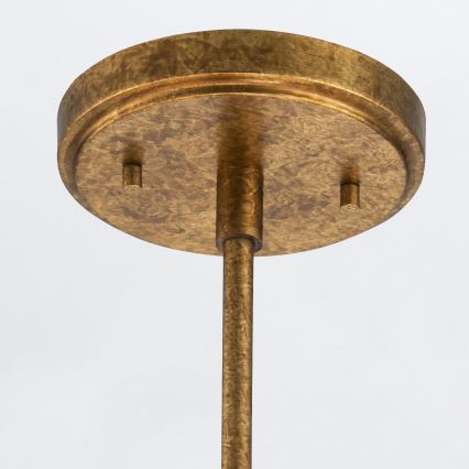 Elstead - Taklampa på stång KRISTY 4xE27/40W/230V koppar