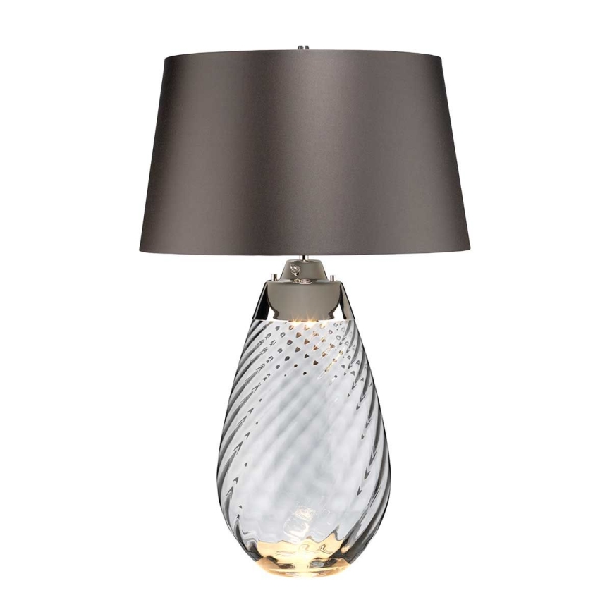 Elstead - LED bordslampa LENA 1xE27/40W/230V + 1xGU10/7W 74 cm grå