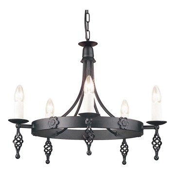 Elstead - Ljuskrona på kedja BELFRY 5xE14/60W/230V