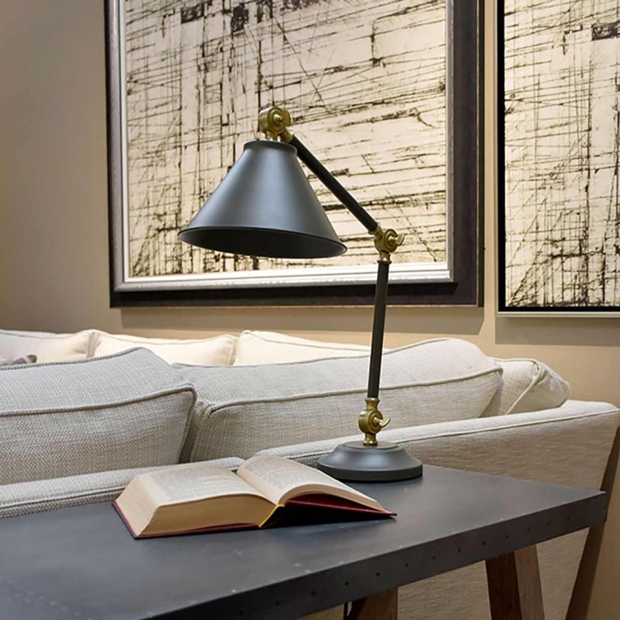 Elstead - Bordslampa PROVENCE ELEMENT 1xE27/60W/230V grå