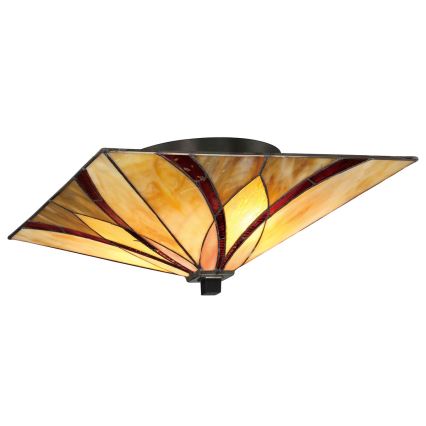 Elstead - Taklampa Tiffany ASHEVILLE 2xE27/60W/230V