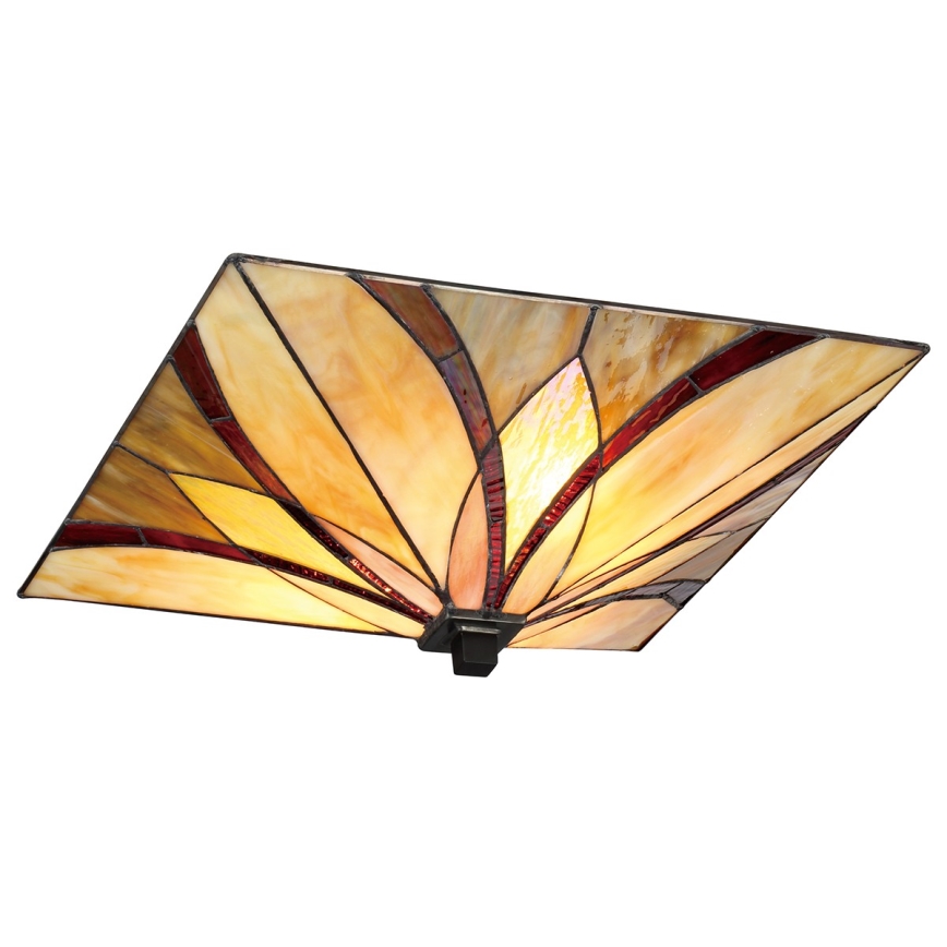 Elstead - Taklampa Tiffany ASHEVILLE 2xE27/60W/230V