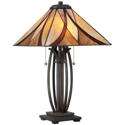 Elstead - Bordslampa Tiffany ASHEVILLE 2xE27/60W/230V