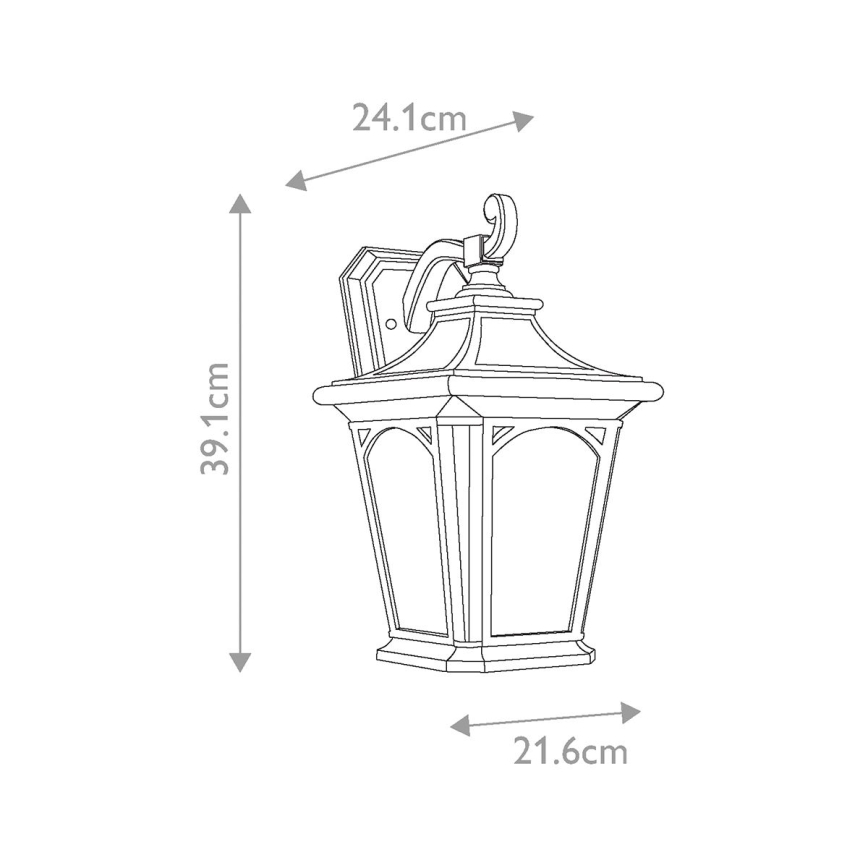 Elstead QZ-BEDFORD2-M - Utomhus vägglampa  BEDFORD 1xE27/100W/230V IP44