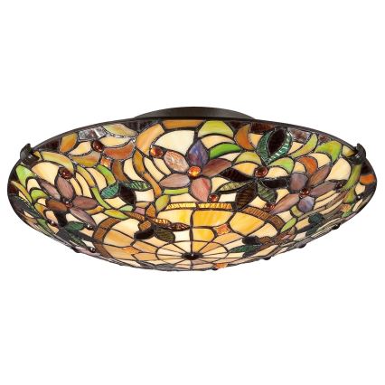 Elstead - Taklampa Tiffany KAMI 2xE27/60W/230V