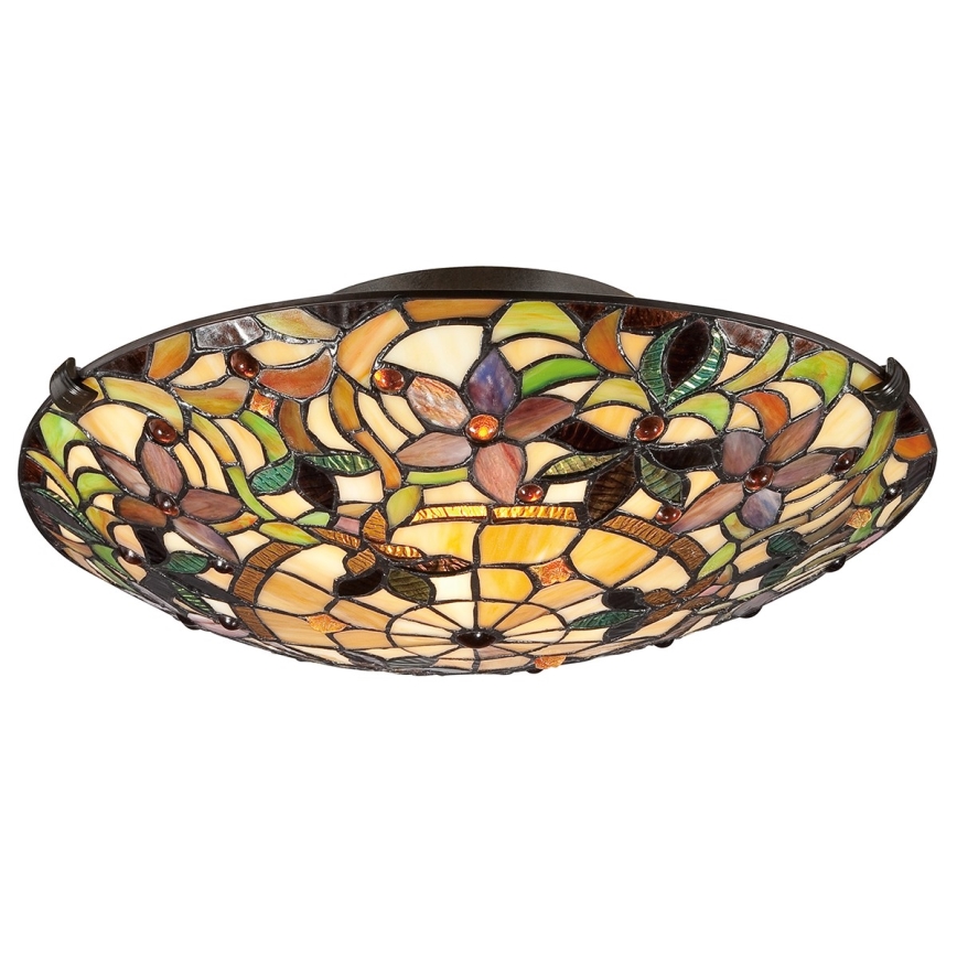 Elstead - Taklampa Tiffany KAMI 2xE27/60W/230V