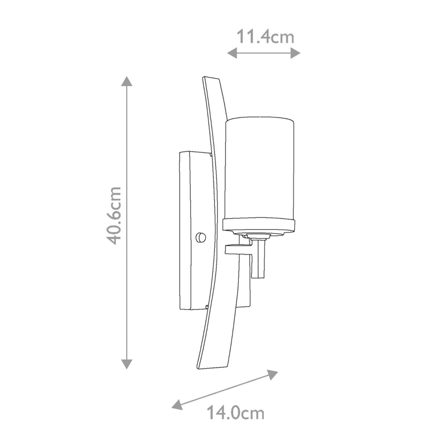 Elstead QZ-KYLE1 - Vägglampa  KYLE 1xE27/100W/230V