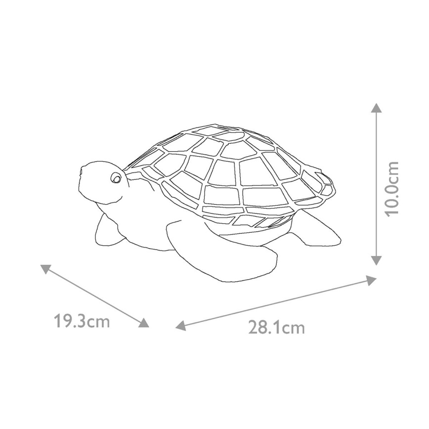Elstead - LED dekorationslampa TIFFANY 1xG9/3W/12V sköldpadda