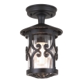 Elstead - Taklampa för utomhusbruk HEREFORD 1xE27/100W/230V IP23 svart