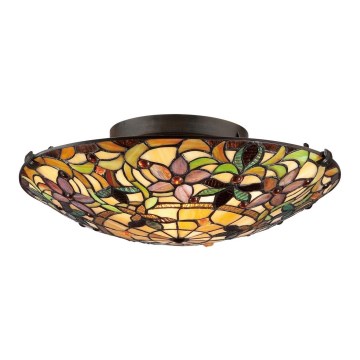 Elstead - Taklampa Tiffany KAMI 2xE27/60W/230V