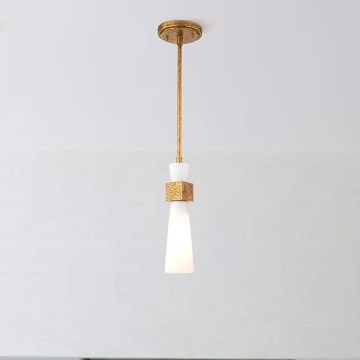 Elstead - Takpendel på stång KRISTY 1xE27/40W/230V Ø 15,2 cm koppar