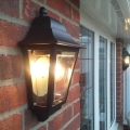 Elstead - Utomhus vägglampa DECO LANE 1xE27/60W/230V IP44 svart