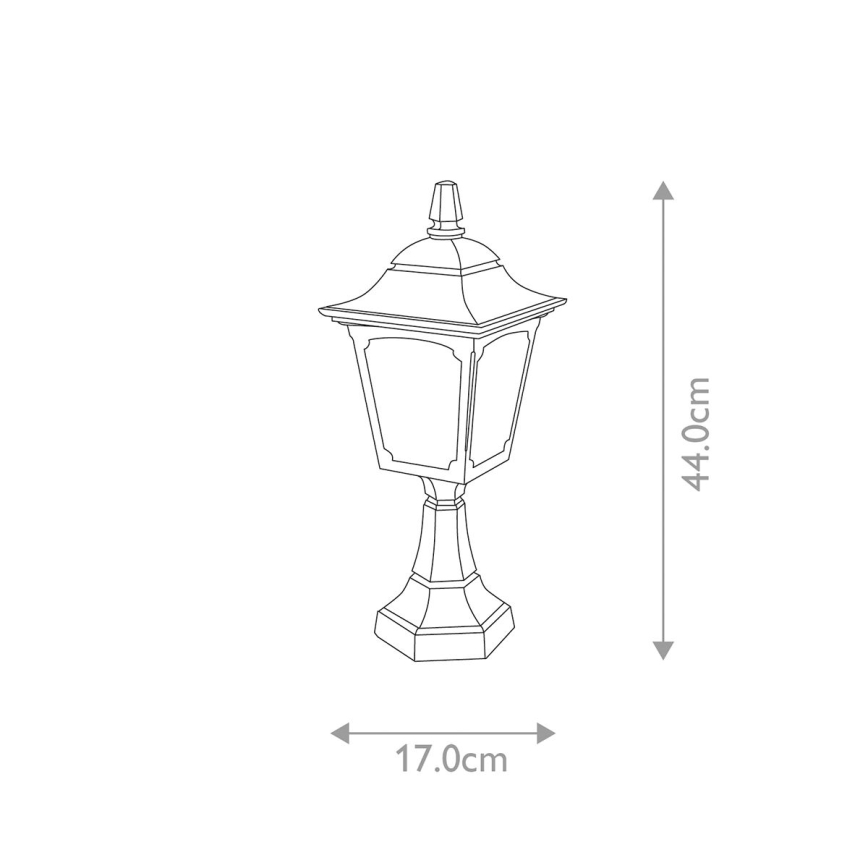 Elstead - Utomhuslampa CHAPEL 1xE27/100W/230V IP44