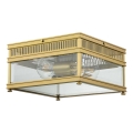 Elstead - Utomhustaklampa HOLBORN 2xE27/60W/230V IP44 guld