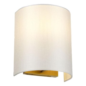 Elstead - Vägglampa COOPER 1xE27/60W/230V guld