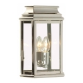 Elstead - Vägglampa för utomhusbruk ST MARTINS 1xE27/100W/230V IP44 skinande krom