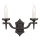 Elstead - Vägglampa RECTORY 2xE14/60W/230V
