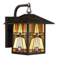 Elstead - vägglampa Tiffany INGLENOOK 1xE27/60W/230V IP44