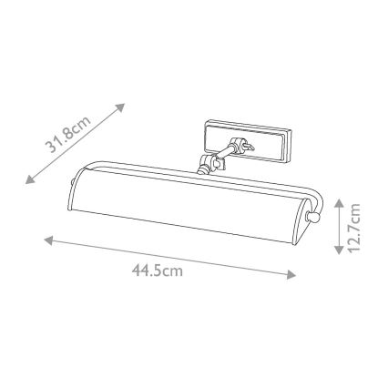 Elstead -Tavellampa WINCHFIELD 2xE14/40W/230V granit