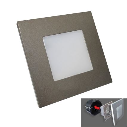 Emithor 48305 - LED Nattlampa STEP ljus 16xLED/1W/230V