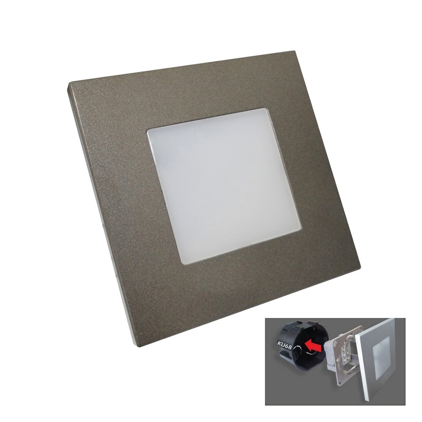 Emithor 48305 - LED Nattlampa STEP ljus 16xLED/1W/230V