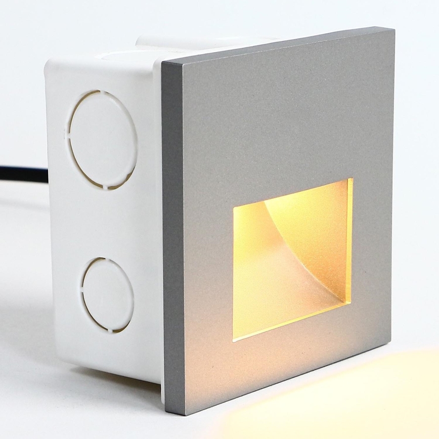 Emithor 70417 - LED-trappbelysning SUNNY LED/1W/230V 4000K grå