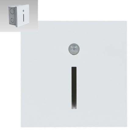 Emithor 70426 - LED-trappbelysning med sensor LINE LED/1W/230V 4000K vit