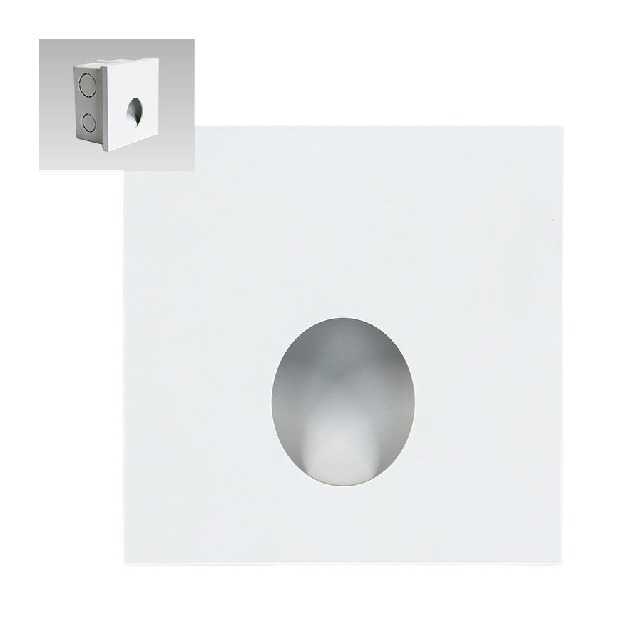 Emithor 70433 - LED trappbelysning OLIVE LED/1W/230V 4000K vit