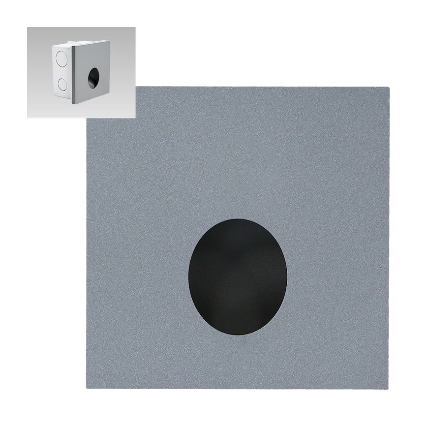 Emithor 70435 - LED trappbelysning OLIVE LED/1W/230V 4000K grå