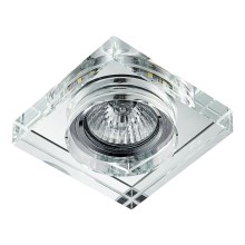 Emithor 71105 - LED infälld belysning ELEGANT DOUBLE LIGHT 1xGU10/50W + LED/3W STRIPE