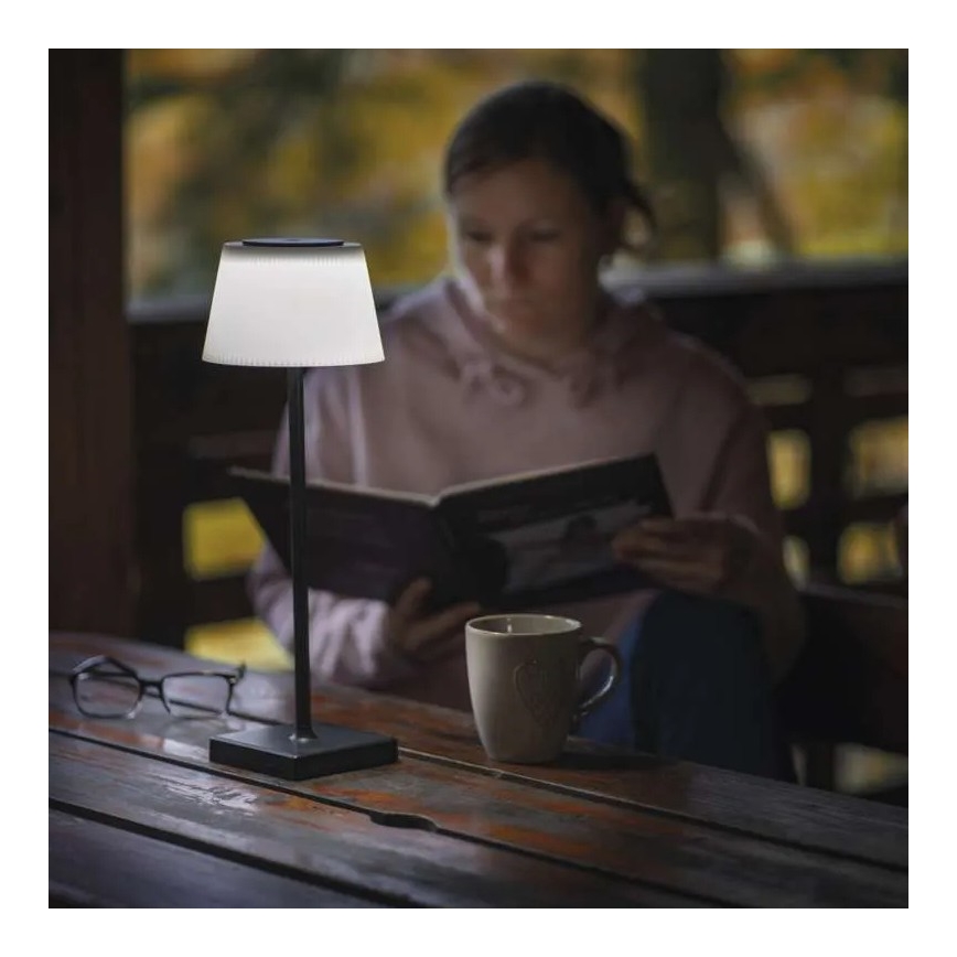 LED Dimbart uppladdningsbart ljus KATIE LED/4W/10V 1800mAh IP44 CRI 90 svart